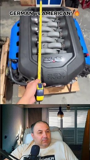 They actually put a 5.0 L V8 FORD COYOTE inside an Audi A3?! 😱💀 #reaction #carreaction