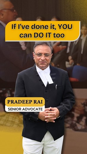Pradeep Rai on Instagram: "If I’ve done it, so can you. All it takes is belief in yourself and the courage to start. #BelieveInYourself #Inspiration #Motivation #LawStudents #LegalProfession #PradeepRai #SCBA #SCBA25 #SupremeCourt"