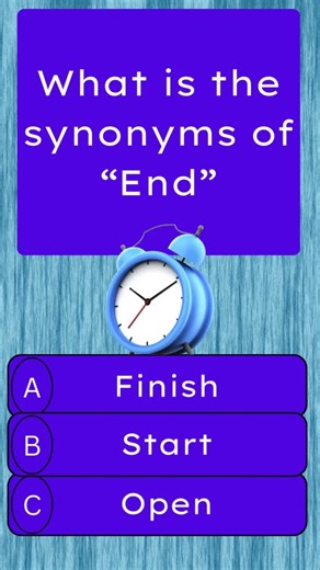 Synonym Quiz | Test Your English | Think Fast!