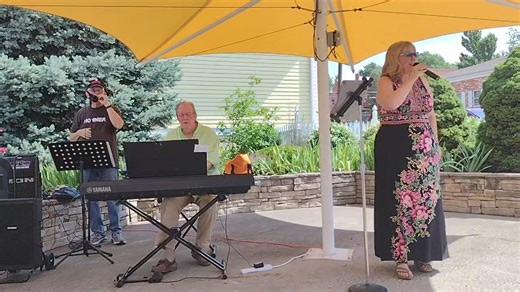 It's Make Music Liberty Day. Liberty joins the international music movement celebrating accessible music. Bill Stilfield, the event organizer for Liberty, is joined by singer Laura Barge and Phil Duncan on harmonica at the Liberty Rotary Plaza. Music is all over downtown Liberty. | Courier-Tribune | Facebook