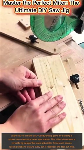 Master the Perfect Miter: The Ultimate DIY Saw Jig