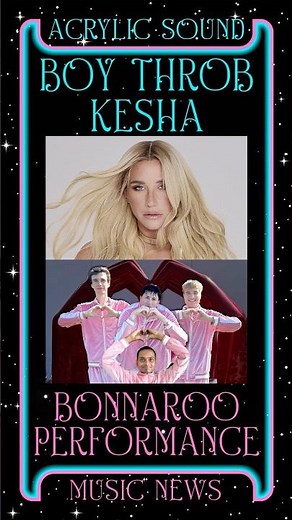 KESHA Performs With BOY THROB at BONNAROO