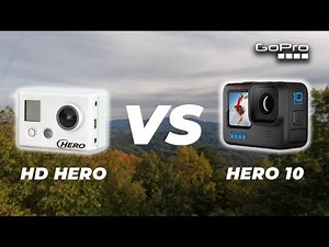 GoPro HD Hero 1 vs Hero 10 Comparison in 4K