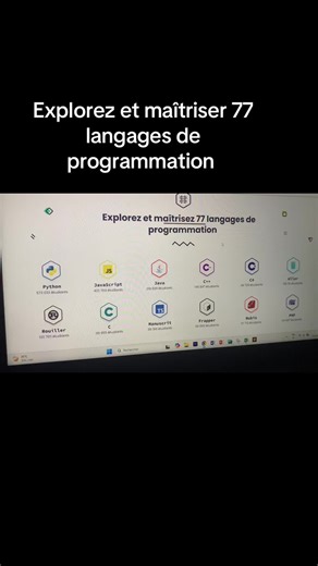 Maîtrisez 77 langages de programmation aujourd'hui