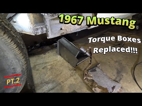 Saving a Rotten ’67 Mustang: Torque Boxes, Floor Supports & Front Pans Rebuilt!