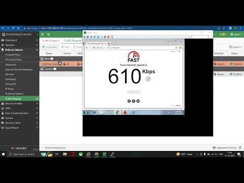 Shared Shaper lab/PART-2 -Traffic Shaping in fortinet