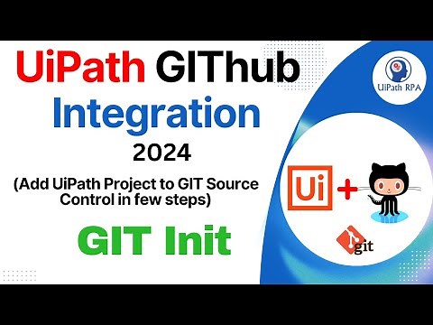 UiPath Github integration 2024 | Connect UiPath Project with GIT | Git Init UiPath