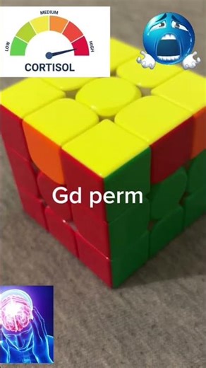 High vs low cortisol PLLs part 2 #rubikscube #cubing #speedcubing #fyp #cortisol #puzzle