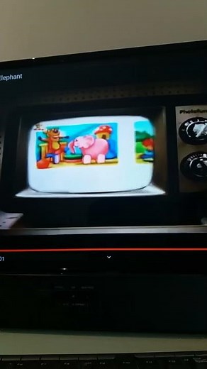 Baby tv art pink elephant