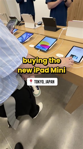 Tokyo Japan iPad Mini A17 Pro Shopping Tips