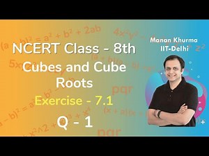 Class 8 Chapter 7 Ex 7.1 Q 1 Cubes and Cube Roots Maths NCERT CBSE