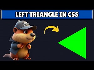 How to Create Left Triangle in HTML and CSS