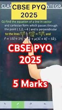 Q) Find the equation of a line in vector and cartesian form which passes through the point ( 1,2,−4