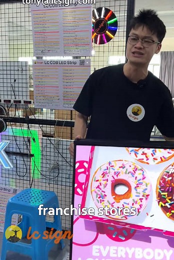 LC SIGN (@lcsign_ledlightmaker) - Enhance Your Business with Dual-Sided A-Frame Signage