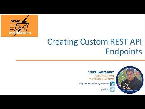 SFMC APIs - Creating Custom REST API Endpoints