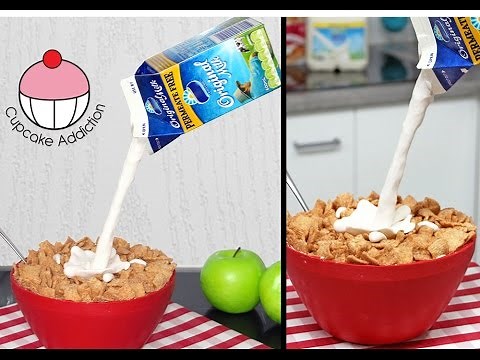 MAGIC CAKE Featuring a Pouring Milk Gravity Defying Illusion Effect