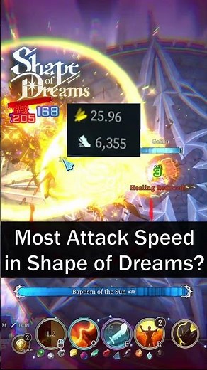 What Is The Highest Attack Speed In Shape Of Dreams?