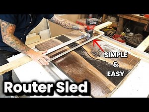 DIY Router Sled | Under an Hour - Under 30$