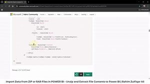 How to Import Data from ZIP Files in POWER BI ? Unzip and Extract File Contents to Power BI or Microsoft Excel | #Excel #PowerBI #PowerQuery Copy M Language Code https://community.fabric.microsoft.com/t5/Power-Query/How-to-connect-Azure-DevOps-REST-API-in-to-power-bi/m-p/895318/highlight/true#M30599 | Excel Basement