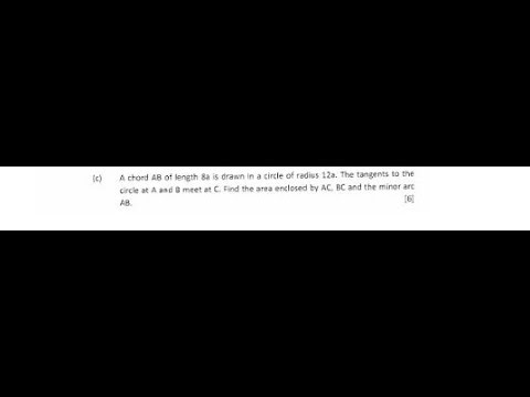 Circular Measure Qn 4 - Area of kite and Sector| ZIMSEC Pure Mathematics | In Shona