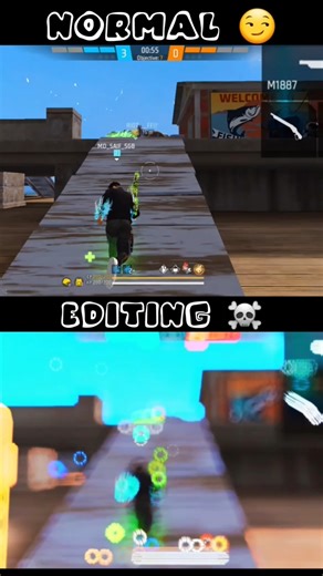 Normal + Editing 🌀 Free Fire Capcut Edit #freefire #shortsfeed