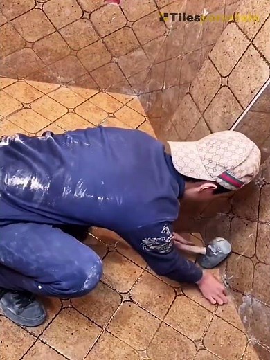 DIY Tiling Secrets: How to Perfectly Tile Corners Like a Pro! #InteriorDesign #diyhomedecor #shorts