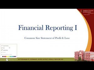 Analysis of Financial Statements | Common Size Statement of Profit & Loss