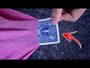 VISUAL Card Through Handkerchief - Magic Trick REVEALED
