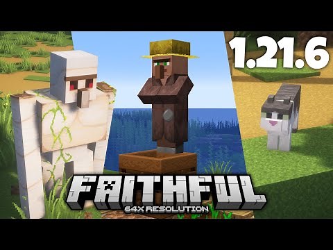 Faithful 64x64 Texture Pack for Minecraft 1.21.6 – How to Download & Install | Java