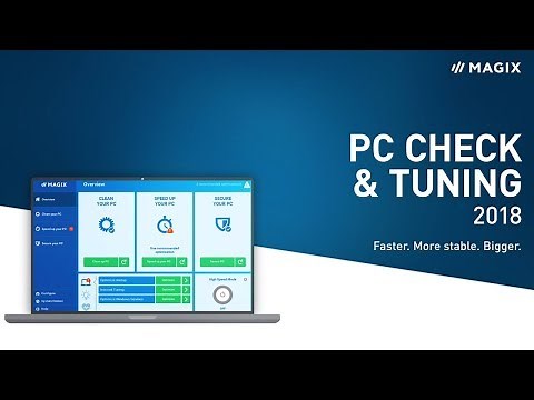 MAGIX PC Check & Tuning 2018 – Get your PC back into shape