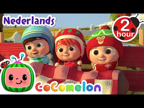 Familiekerstdag op de boerderij | CoComelon Nederlands - Kinderliedjes