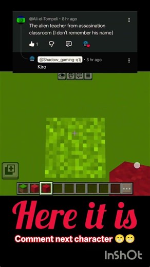 comment next character 😁 and subscribe for my art please 🥺 #subscribe #minecraft