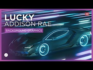 Addison Rae — Lucky [Live Revamp] (4K Led Screen Background Graphics)