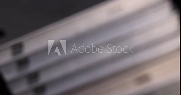 flexible magnetic disk for multiple recording and storage of data that is outdated and unused, close up Stock Video