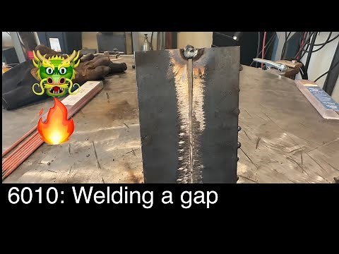 Welding a gap shut for beginners (with 6010)