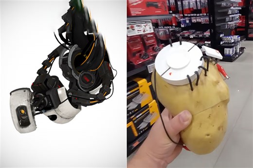 If Portal's GLaDOS was a Potato in Real-Life, This is How it Would Look