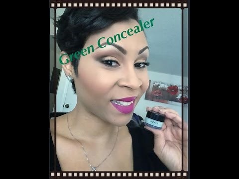 Green Concealer Tutorial/NYX Green Concealer