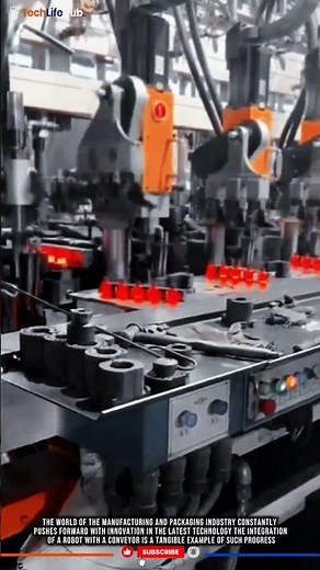 Innovation Technology Robot & Conveyor: Automatic Glass Bottle Pickup.