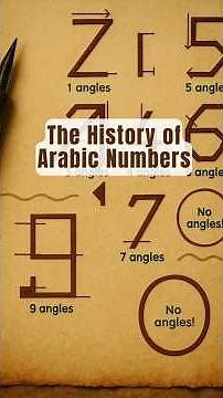 The History of Arabic Numbers: Why Are They Written Like This? #AncientKnowledge #MathMystery