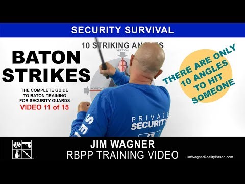 Baton Strikes Training Video 11 of 15 by Jim Wagner
