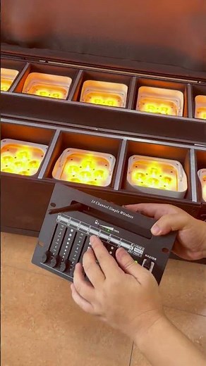 Battery Powered DMX LED Uplights Setup and Lighting Effects Demonstration