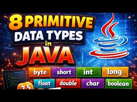 8 Primitive Data Types in Java — Full Explanation with Examples | Java Tutorial #3 ‪@CodeJourney26‬