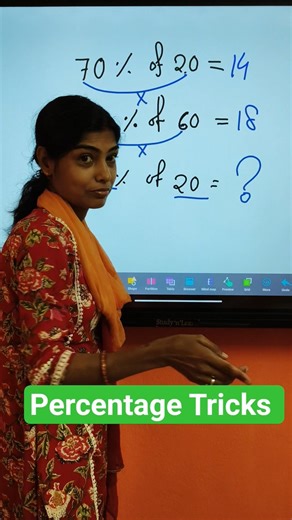 How to Calculate Percentage FAST #shorts #maths