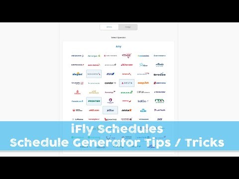 Flight Schedule Generator Tips & Tricks