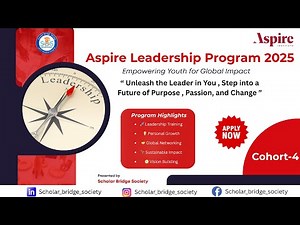 Aspire Leader Program | Fully Funded | Benefits | Complete details | First Generation students |