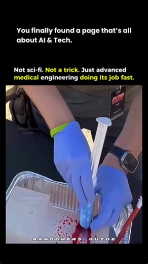 Artificial Intelligence | Tech on Instagram: "Stopping massive bleeding is one of the hardest problems in emergency care. XSTAT was created to solve exactly that. Originally developed for combat injuries, this syringe delivers compressed cellulose sponges directly into deep wounds. Once exposed to blood, they expand almost instantly, filling the space and creating pressure from the inside. This internal control helps slow hemorrhage when traditional methods aren’t effective. It’s not dramatic st