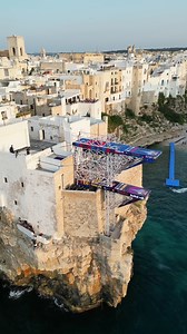 312K views · 5.7K reactions | cliff diving 欄 drone = bellissimo 奈 Polignano a Mare is even more beautiful from above 朗 | Red Bull Cliff Diving | Facebook