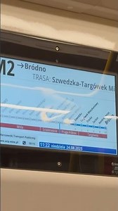 The M2 - from the Bródno neighborhood in the Targówek district to the Górce district in Bemowo