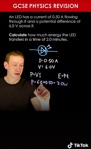 Calculating Energy Transfer in an Electrical Circuit