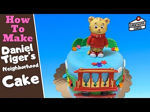 Daniel Tiger's Neighborhood Cake Tutorial - How to Make Daniel Tiger Cake Topper